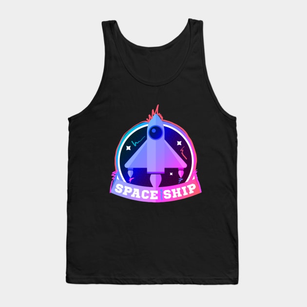 Spaceship Tank Top by Beautifulspace22